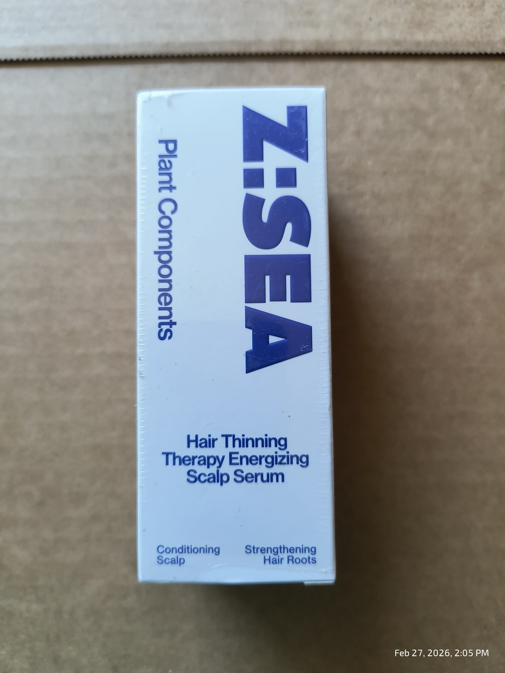 Z-SEA Hair Thinning Therapy Energizing Scalp Serum Sealed 6/26